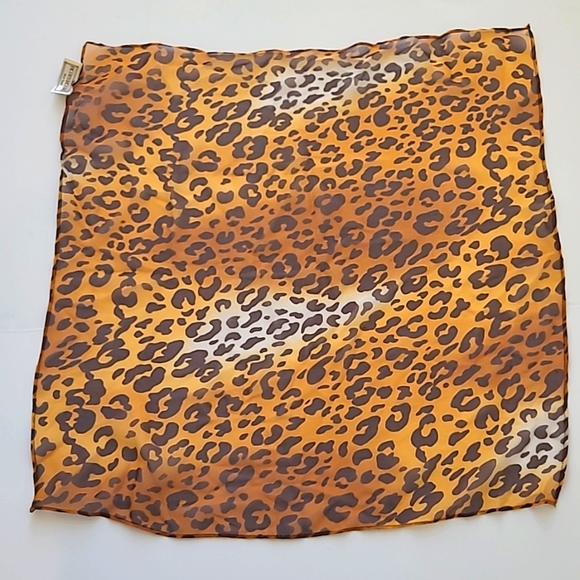 henri bendel Accessories - Henri Bendel Animal print square scarf